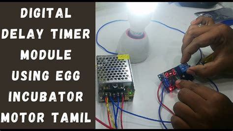 Digital Delay Timer Module Using Egg Incubator Motor Tamil YouTube