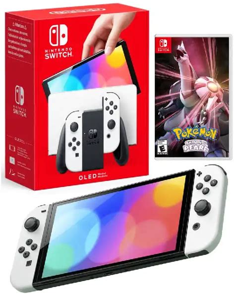 NINTENDO Consola Switch Oled Blanca Pokemon Pearl Tienda PlazaVea