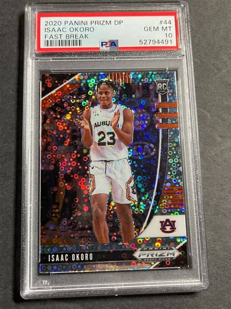 Prizm Dp Isaac Okoro Fast Break Rc Rookie Psa Gem Mt Ebay