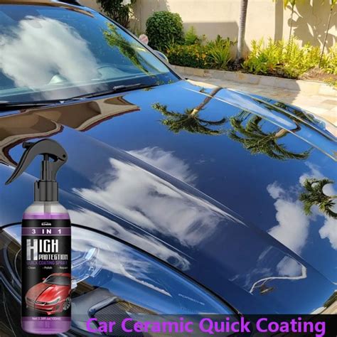 Car Ceramic Quick Coating Spray Revestimento Nano Hidrof Bico Polimento