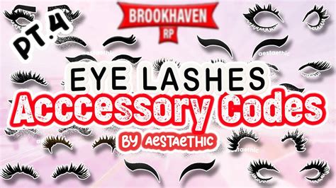 Berry Avenue Cute EYE LASHES CODES Also Bloxburg Brookhaven PT 4