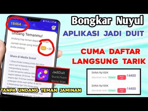 Bongkar Cara Nuyul Aplikasi Jadi Duit Pengguna Baru Apk