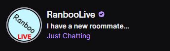 Ranboo Updates On Twitter Ranboo Updated The Stream Title D I