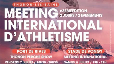 Un grand meeting international d athlétisme sur le nouveau stade de