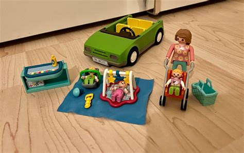 Playmobil Mutter Mit Babies Und Auto Kaufen Auf Ricardo