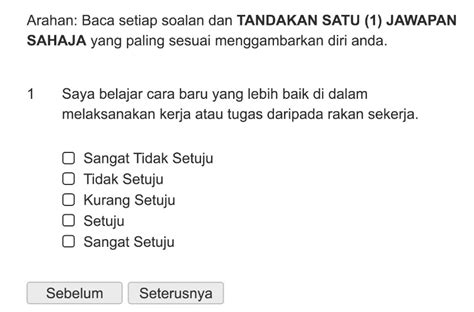 Saya Belajar Cara Baru Yang Lebih Baik Di Dalam Melaksanakan Kerja Atau