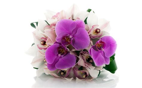 Bouquet Of Orchids Wedding Bouquet Orchids Bridal Bouquet Purple