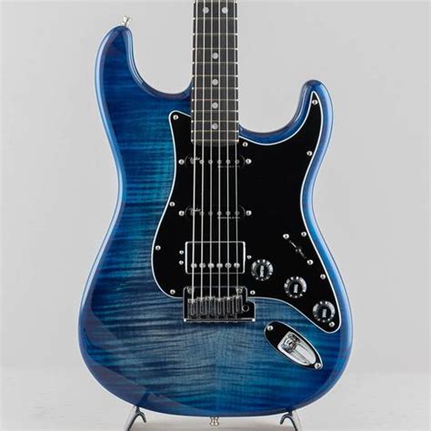 Fender American Ultra Stratocaster Flame Maple Top Denim Burst Hss Ltd