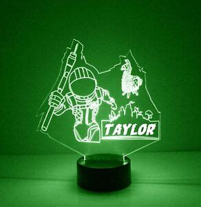 Fortnite Design LED Night Light, with Remote Control, Engraved Light Up ...