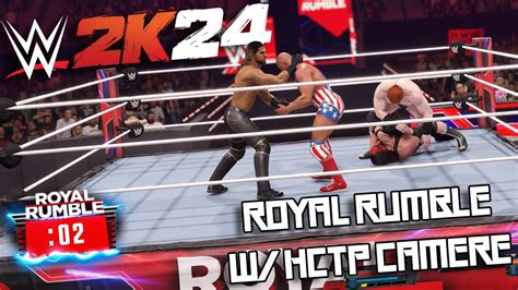 Wwe 2k24 Royal Rumble Gameplay W Hctp Camera Youtube