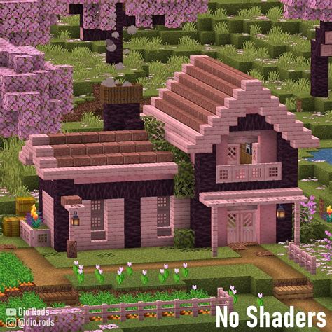 Dio Rods On Instagram Build Cherry Blossom Starter House No Shaders Included Full Tutorial