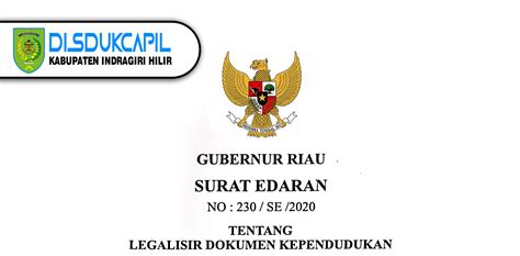 Syarat Syarat Pengurusan Arsip Disdukcapil Inhil