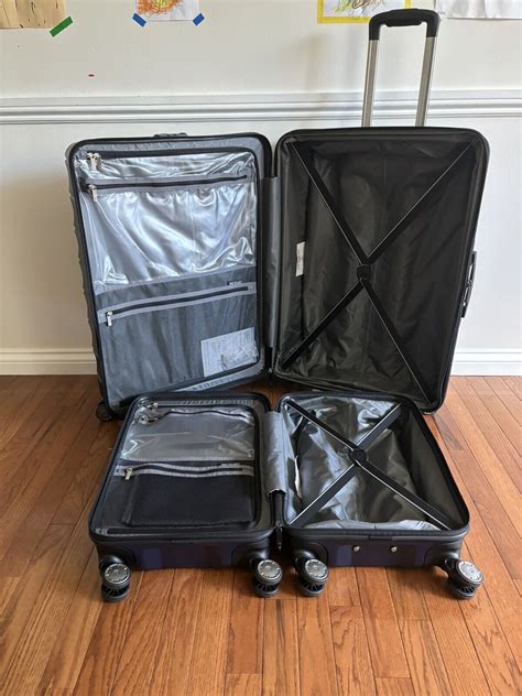 Samsonite Amplitude Piece Hardside Set In Blue Floor Model Ebay