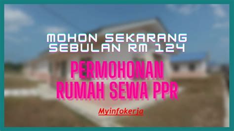 CARA MOHON RUMAH SEWA PPR - SEBULAN RM 124