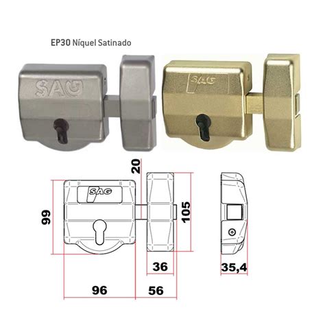 Cerrojo Seguridad Sag Ep Cerradura Plus