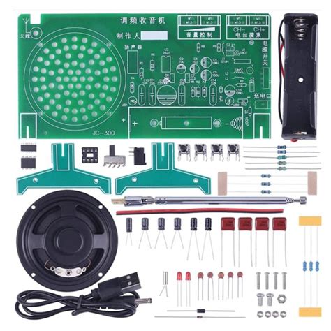 FM Radio DIY Kit RDA5807 FM Radio Receiver 87MHz 108MHz Frequency