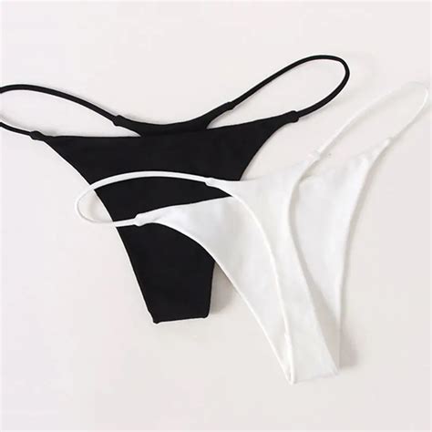 Seamless Sexy Underwear Low Waist G String Women Fashion Pure Color