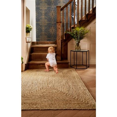 Origins Jute Extra Natural Handmade Braid Stitched Rug Ashanti Rugs