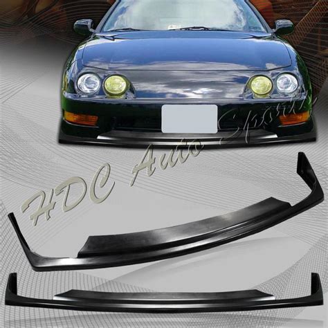 Sell 98 01 Acura Integra Dc2 Ds Style Black Polyurethane Pu Front Bumper Lip Spoiler In Walnut