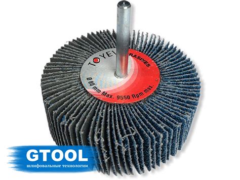 Шлифовальная лепестковая головка GTOOL ZC 80x30x6мм, P40 купить по ...