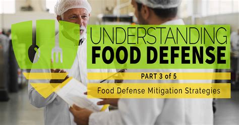 Key Activity Types Food Defense