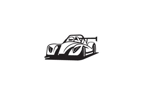 Race Car Logo or Icon Design Graphic by vectoreking · Creative Fabrica