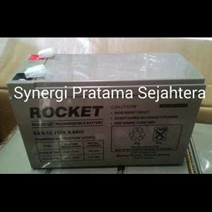 Battery Vrla Rocket Es 9 12 12V 9Ah Synergi Pratama Sejahtera