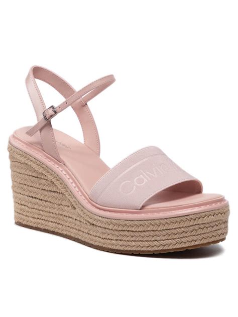 Calvin Klein Espadryle Wedge Sndl He Hw Hw R Owy Modivo Pl