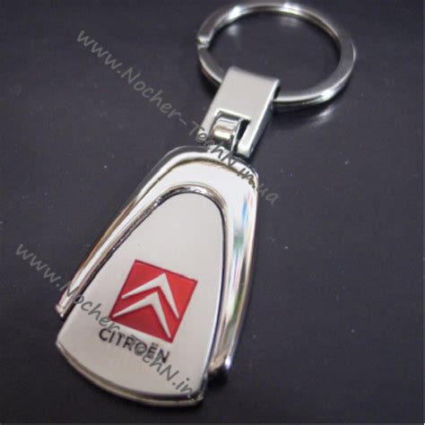 Брелок Ситроен (Citroen) для авто на ключи, овальный, металл. Купить ...