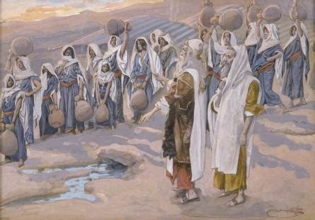 Museu De Reproduções De Arte Moisés Smite a rocha no deserto 1902 por