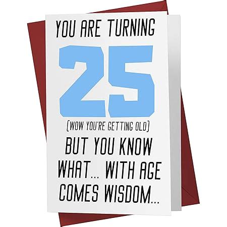 Amazon Funny Th Birthday Card Funny Years Old Anniversary