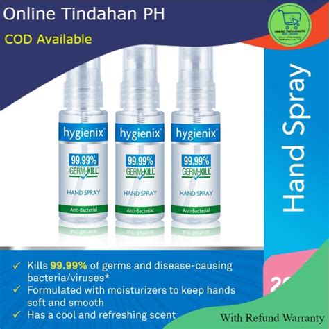 Hygienix Germ Kill Hand Spray 20mL Set Of 3 Lazada PH