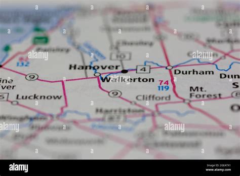 Map Of Walkerton Ontario Hi Res Stock Photography And Images Alamy