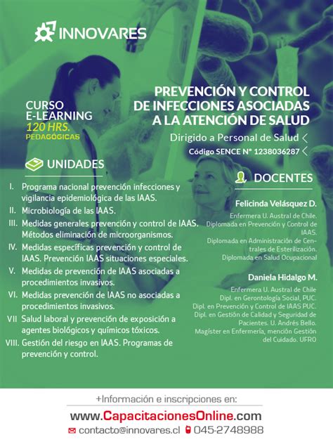 Curso E Learning Prevenci N Y Control De Infecciones Asociadas A La