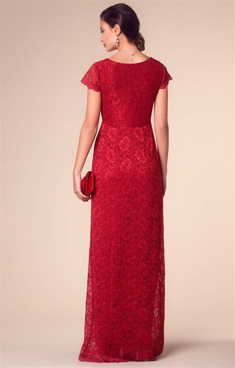 Laura Maternity Lace Gown Long Scarlet Maternity Wedding Dresses