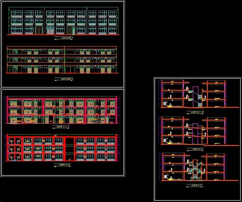 Classrooms And Laboratories University Dwg Full Project For Autocad • Designs Cad