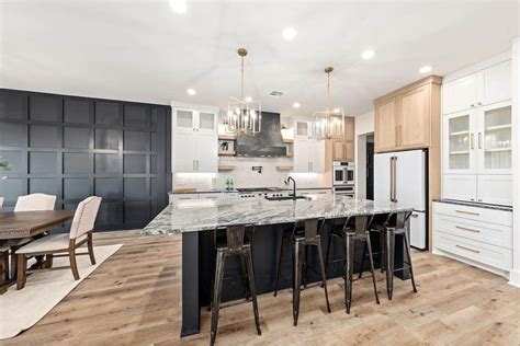 Board And Batten Dining Room With Black Paint Soul Lane