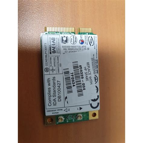 Carte Wifi Wlan Wireless Pour Hp Compaq Presario Cq Mypcstore