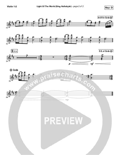 Light Of The World Sing Hallelujah Sing It Now SATB Sheet Music PDF