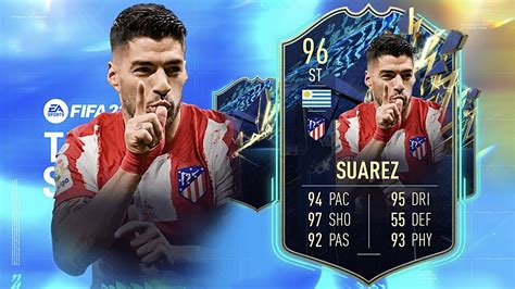 Fifa 22 Luis Suarez 96 Tots Player Review I Fifa 22 Ultimate Team