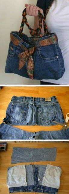 Bolsos Hechos Con Jeans Viejos Reciclados Diy Jeans Sewing Jeans