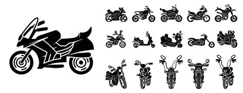 Motocross Silhouette Png Images Set Of Biker Motocross Silhouettes