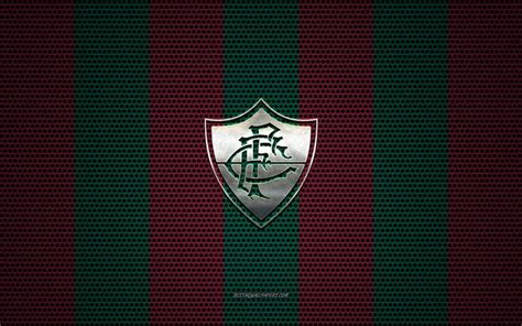 Download wallpapers Fluminense FC logo, Brazilian football club, metal ...