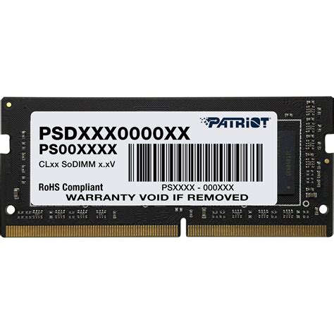 Patriot 4GB Signature Line DDR4 2400 MHz SO DIMM PSD44G240081S