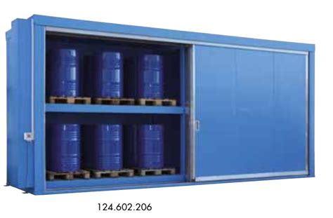 Fire Resistant Container Two Level Warehouse F90 With Sliding Door Elega