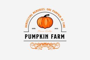 Emblem Badge Pumpkin Farm Logo Icon Vect Graphic By Pyruosid Creative