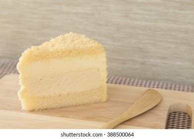 Double Fromage Cheesecake Japanese Cheesecake Style Stock Photo