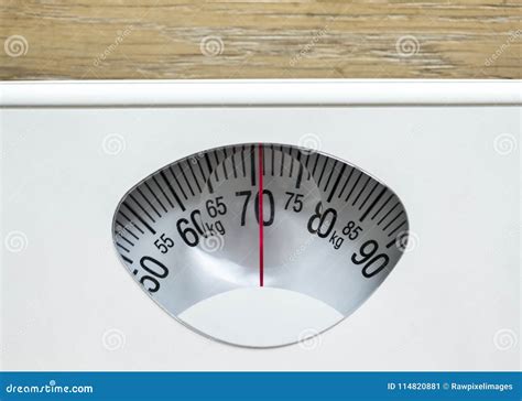 Closeup of Weight Scales Overweight and Obesity Concept Stock Image ...