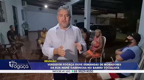 Vereador Fogaça ouve demandas dos moradores do bairro Socialista em