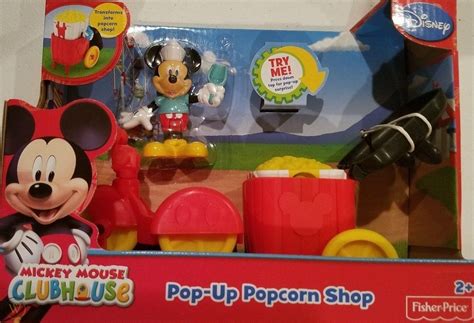 Mickey Mouse Clubhouse Playset - Mickey's Pop-Up Popcorn Shop ...